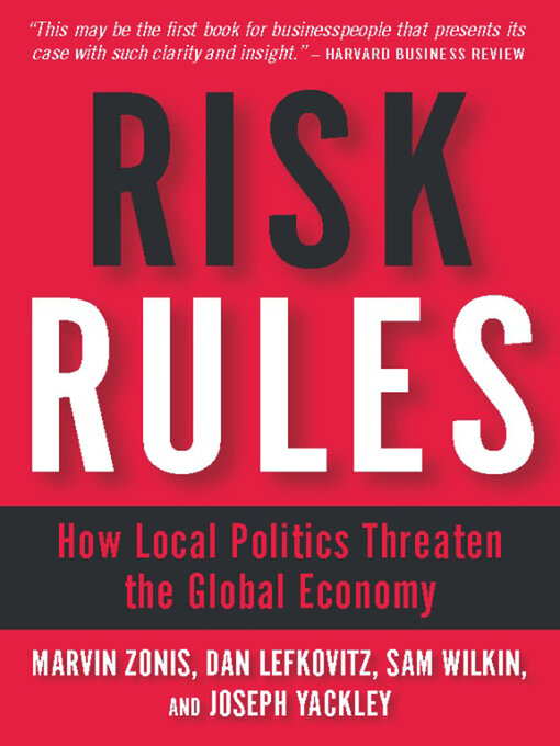 Title details for Risk Rules by Marvin Zonis - Available
